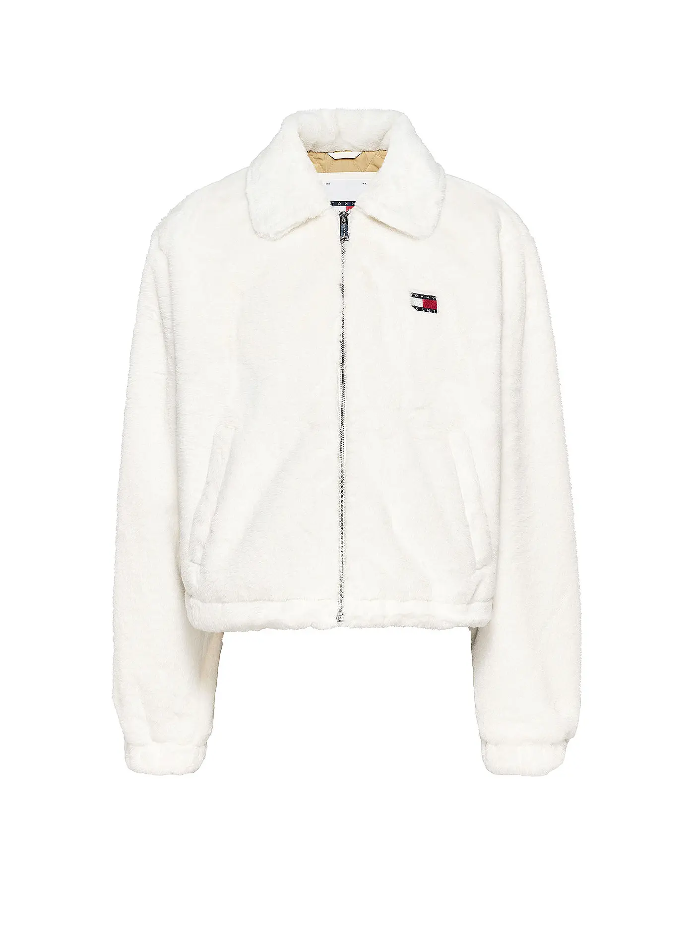 TOMMY JEANS | Jacke in Felloptik | 